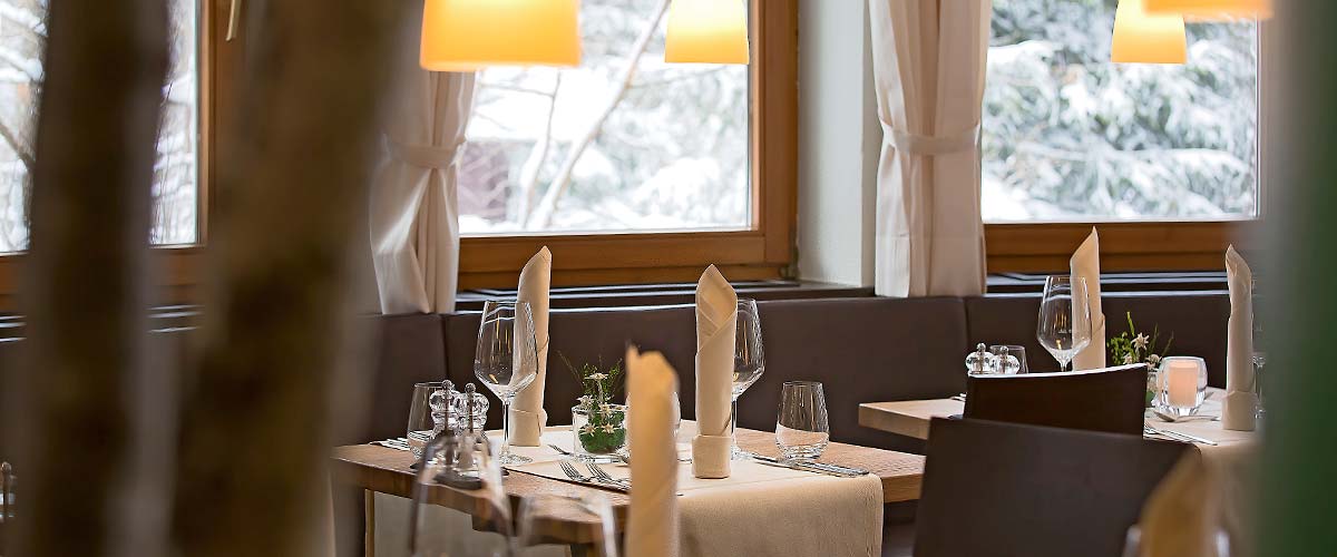 Restaurant im "elements" Oberstdorf · Hotel · Christlessee