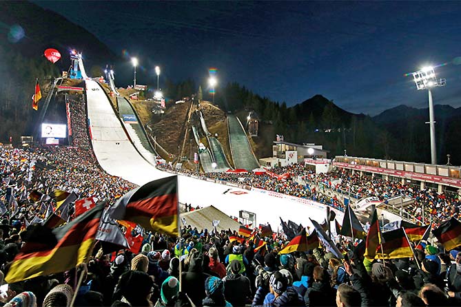 Die Welt des Skifliegens in Oberstdorf