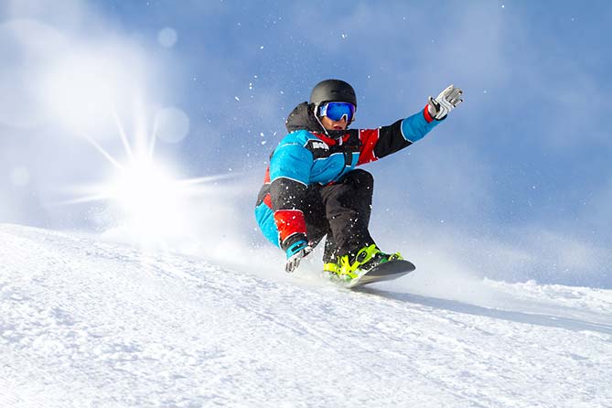 Snowbord und Skispaß in Oberstdorf