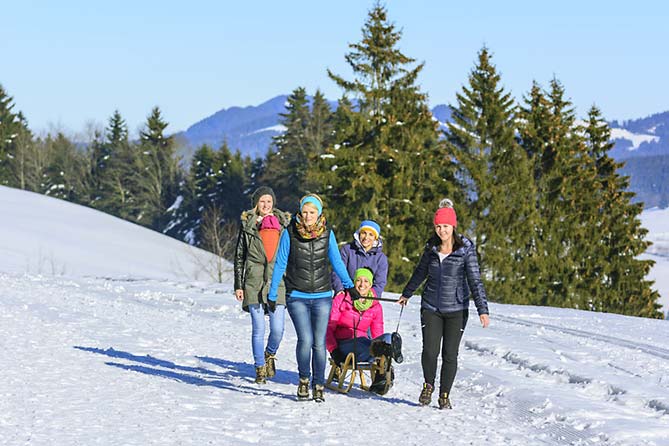 Winterwandern in Oberstdorf