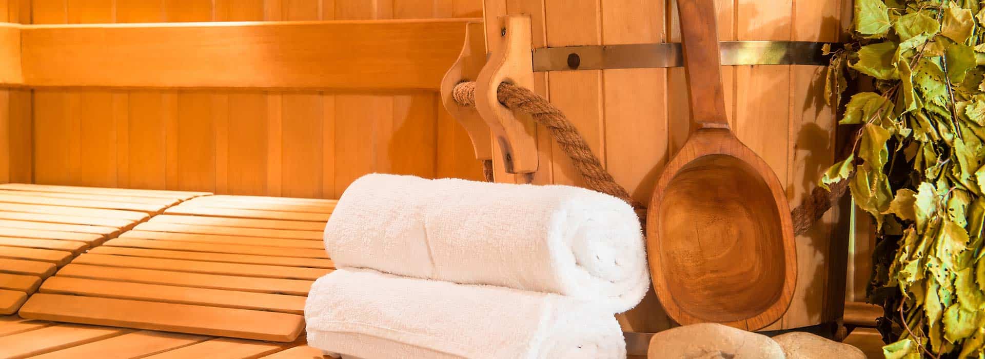 Saunalandschaft im elements Hotel Oberstdorf