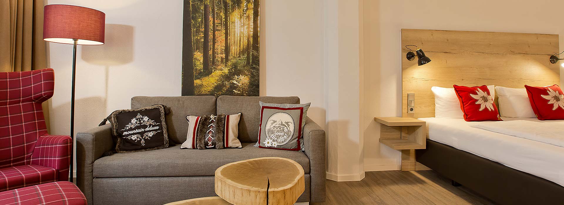 Zimmer & Suiten im elements Hotel Oberstdorf